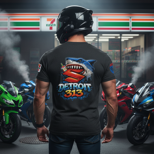 Full Shark T Muscle Back