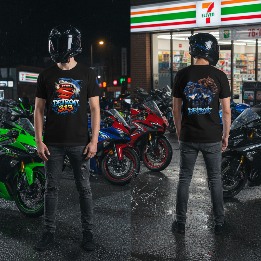 Shark Bite T Front & Back Bike Life