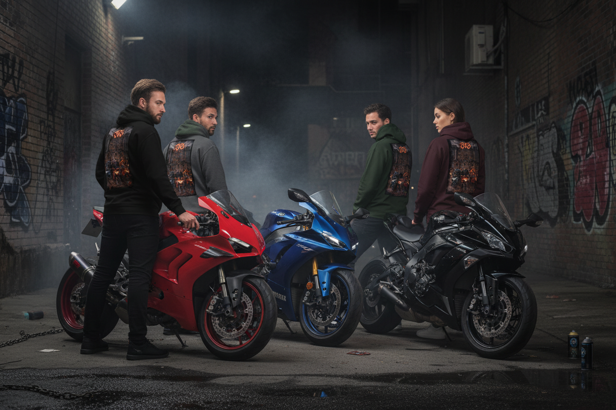 Urban Alley Hoodie Ad